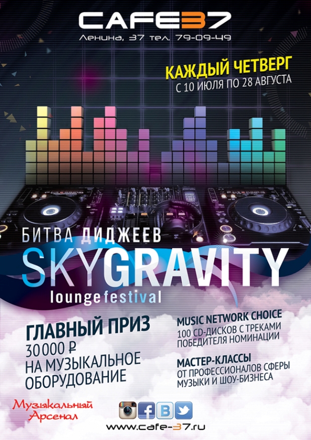 «Sky Gravity – Final party». Рестораны Тюмени